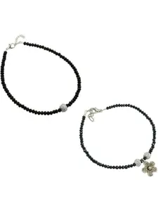 HIGH TRENDZ Silver-Plated Anklet