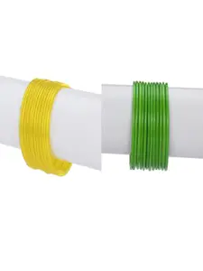 1ST TIME Yellow Alloy Bangle