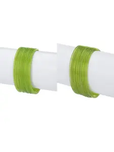 1ST TIME Set of 24 Plain Glass Bangle