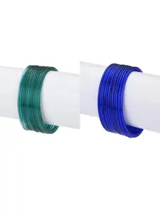 1ST TIME Set of 24 Plain Glass Bangle