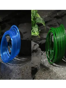 1ST TIME Set Of 24 Plain Glass Bangles