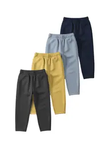 HELLCAT Boys Pack Of 4 Mid-Rise Track Pants