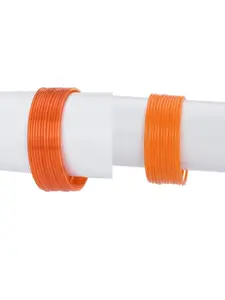 1ST TIME Set of 24 Plain Glass Bangle