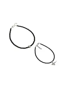 HIGH TRENDZ Silver-Plated Anklet