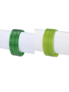 1ST TIME Set Of 24 Plain Glass Bangles