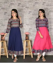 Faxmon Fashion Women Crepe Kurtas