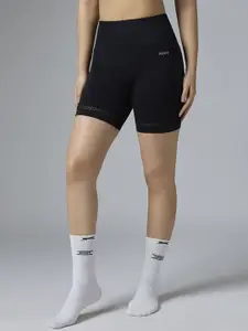 FEIER Women Solid Skinny Fit High-Rise Outdoor Shorts