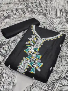 APNISHA Embroidered Pure Cotton Unstitched Dress Material