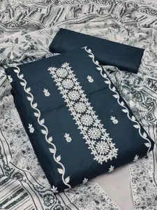 JULEE Embroidered Pure Cotton Unstitched Dress Material