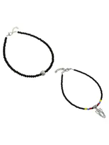 HIGH TRENDZ Silver-Plated Anklet