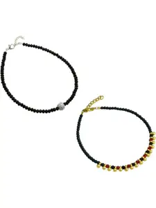 HIGH TRENDZ Silver-Plated Anklet