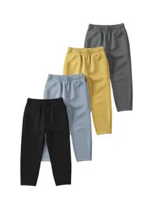 HELLCAT Boys Pack Of 4 Mid-Rise Track Pants
