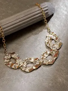 SOHI Gold-Plated Necklace