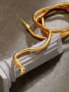 SOHI Gold-Plated Necklace