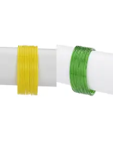 1ST TIME Yellow Alloy Bangle