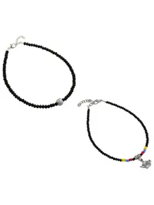 HIGH TRENDZ Silver-Plated Anklet