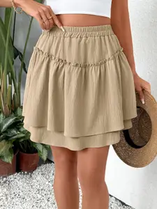 StyleCast Tiered Mini Skirt