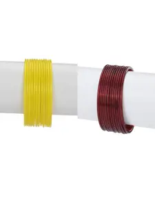 1ST TIME Yellow Alloy Bangle