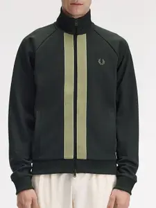 Fred Perry Men Mock Collar Solid Casual Sporty Jacket