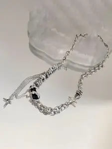 Goho Silver-Plated Minimal Necklace