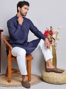 Jompers Men Solid Kurta with Pyjama