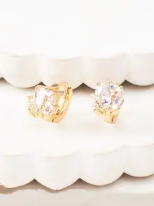 SALTY Artificial Stones Studded Contemporary Opal Shine Studs