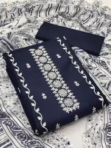 JULEE Embroidered Pure Cotton Unstitched Dress Material