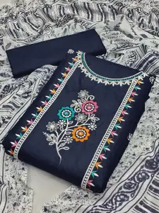 APNISHA Embroidered Pure Cotton Unstitched Dress Material