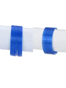 1ST TIME Set of 24 Plain Glass Bangle