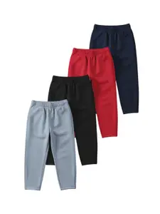 HELLCAT Boys Pack Of 4 Mid-Rise Track Pants