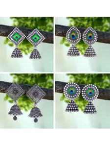 DIVASTRI Silver-Plated Alloy Earrings
