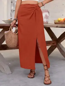 StyleCast Straight Midi Skirt