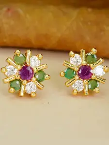 DIVASTRI Gold-Plated Brass Earrings