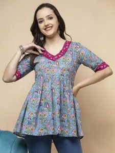 Faxmon Fashion Women Cotton Kurtas