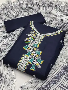 JULEE Embroidered Pure Cotton Unstitched Dress Material