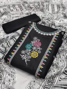 LADY SHOPI Embroidered Pure Cotton Unstitched Dress Material