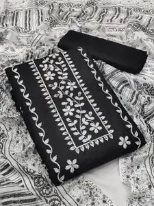 LADY SHOPI Embroidered Pure Cotton Unstitched Dress Material