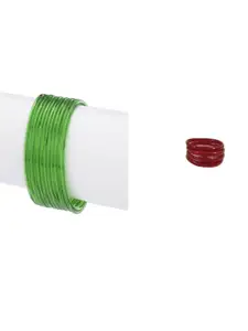 1ST TIME Women Set of 2 Glass Bangles