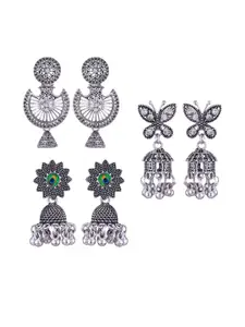 DIVASTRI Silver-Plated Alloy Earrings