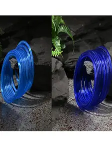 1ST TIME Women Pack of 2 Lightweight Glass Bangle Set