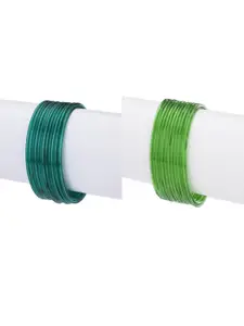 1ST TIME Set of 24 Plain Glass Bangle