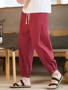 StyleCast x Revolte Men Relaxed Fit Mid-Rise Cotton Cargos