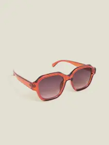 Accessorize Women Square Sunglasses with UV Protected Lens MA-10004475631