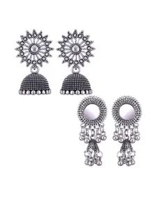 DIVASTRI Women Silver Earrings
