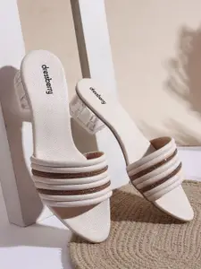 DressBerry Women Block Heel Sandals