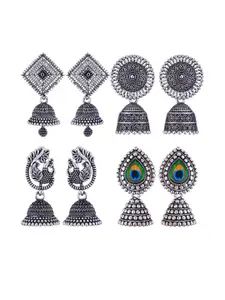 DIVASTRI Women Silver Earrings