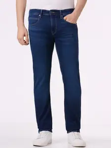 Pepe Jeans Men Vapour Slim Fit Mid-Rise Light Fade Stretchable Jeans