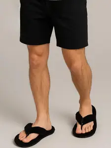 TRAVELKHUSHI Men Embellished Fur Room Slippers