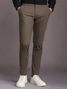 Louis Philippe Men Slim Fit Mid-Rise Formal Trousers