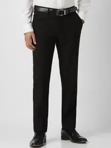 Van Heusen Men Mid Rise Slim Fit Formal Trousers